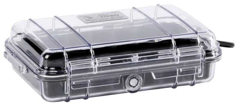 Peli kohver Micro Case 1040 must/transparent