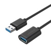 Unitek kaabel Y-C459GBK pikendus 1m 3.2 Gen 1 USB A, must