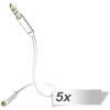 In-akustik audiokaabel Star Audio Cable extension 3.5mm Jack Plug 3.0m, 5-pakk