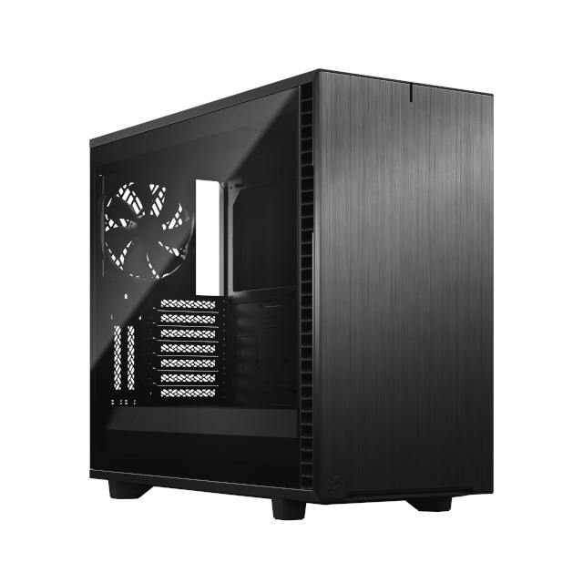 Fractal Design korpus Define 7 TG Dark Tint Side window, must, E-ATX, Power supply included No
