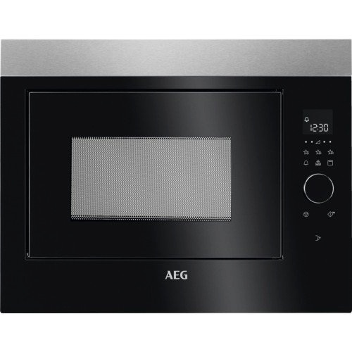 AEG integreeritav mikrolaineahi MBE2658DEM Series 8000 Integrated Microwave/Grill, 26L, must/roostevaba teras