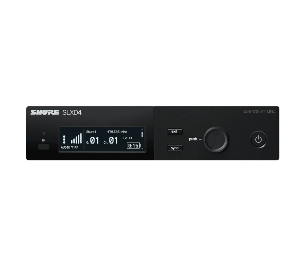 Shure mikrofon SLXD4E-G59 Wireless receiver Desktop