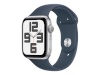 Apple Watch SE GPS 44mm hõbedane Aluminium Case with Storm sinine Sport Band - M/L Apple