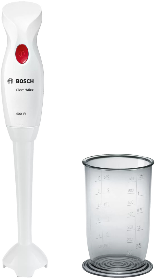 Bosch saumikser MSM14100 CleverMixx Hand Mixer 400W, valge