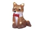 Lumineo jõuludekoratsioon Acrylic Fox Light Decoration for Outdoor Use, pruun