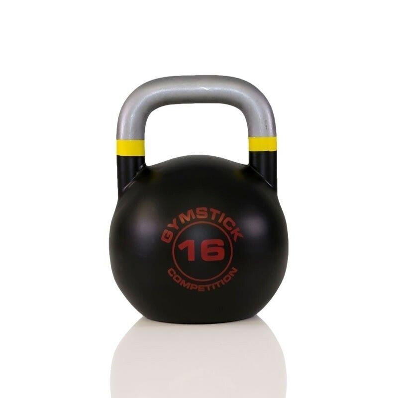 Gymstick võistlussangpomm Competition Kettlebell 16kg kollane