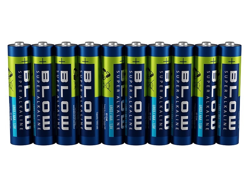 BLOW patarei AAA LR3 Super Alkaline 10tk