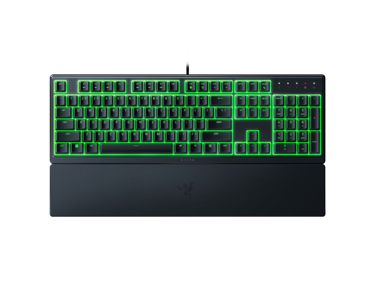 Razer klaviatuur Ornata V3 X Gaming, RGB, RU, Wired, Silent Membrane, Numeric keypad, must