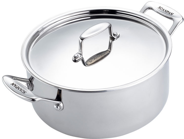Scanpan pott Fusion 5 Dutch Oven/Casserole, 3,7L, hõbedane
