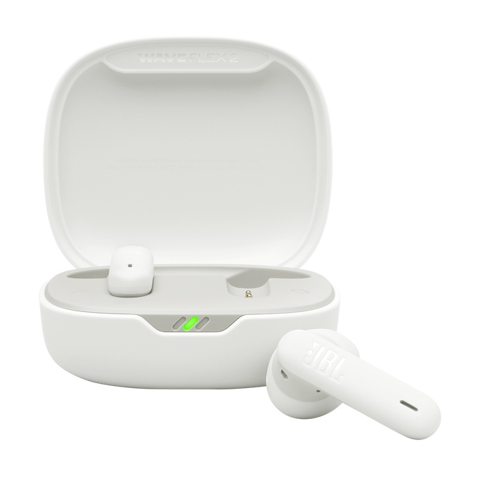 JBL juhtmevabad kõrvklapid Headphones In-Ear InEar Wave Flex 2, valge (JBLWFLEX2WHT)