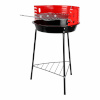 BBQ Collection Barbeque-grill 33x32x55cm must punane