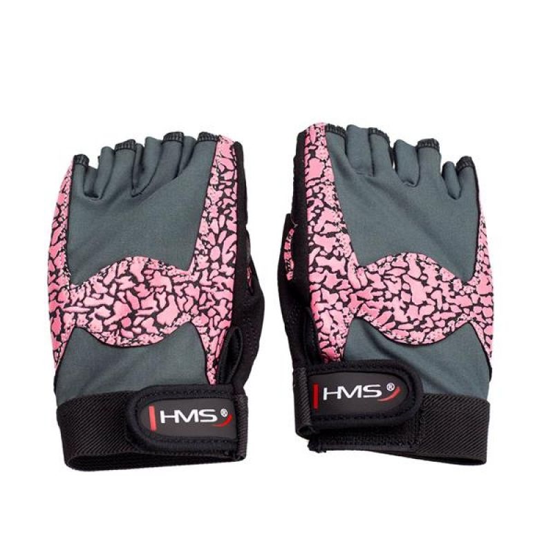 Gym Gloves Pink/Gray W HMS RST03 rL