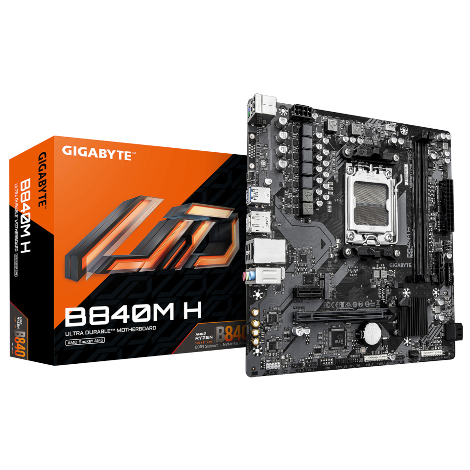 Gigabyte emaplaat B840M H (B840,AM5,mATX,DDR5)