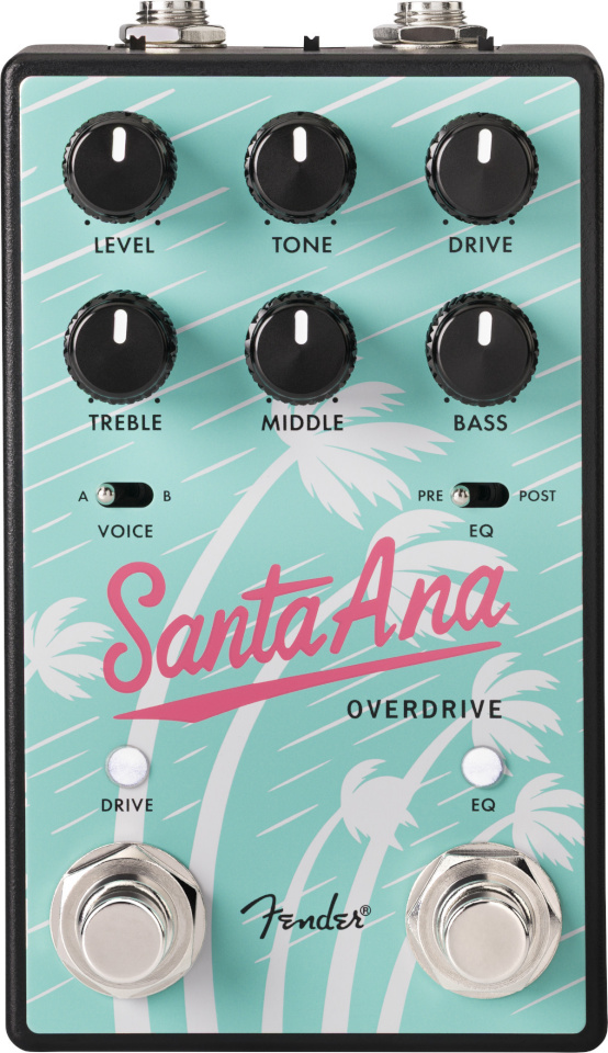 Fenderi kitarripedaal Santa Ana V2 Overdrive kitarripedaal