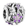 Pandora naiste amulett OPENWORK PURPLE DAISY Hõbedane lilla
