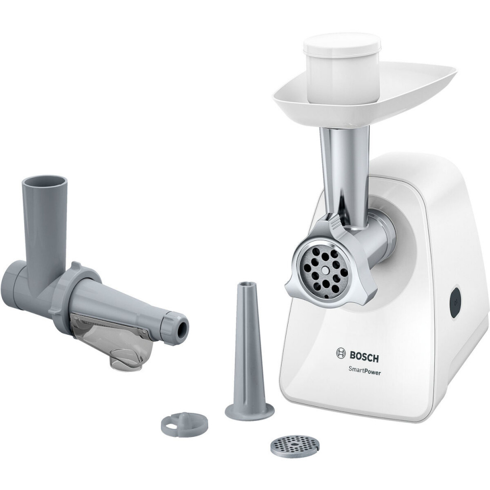 Bosch hakklihamasin MFW2515 SmartPower Meat Grinder, 1500W, valge