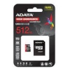Adata mälukaart mSD HighEnd 512GB UHS1 U3 V30 A2 100/85MB/s+Ad