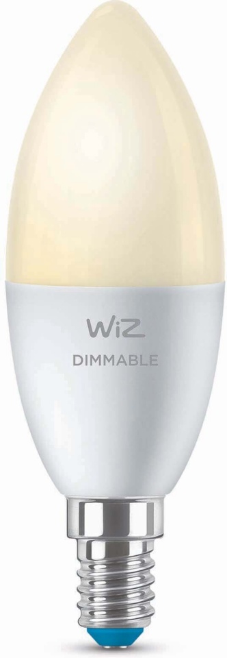 WiZ nutipirn Smart Bulb, E14, Candle Shape, Dimmable, Wi-Fi, 2700 K, 470 lm, 1tk