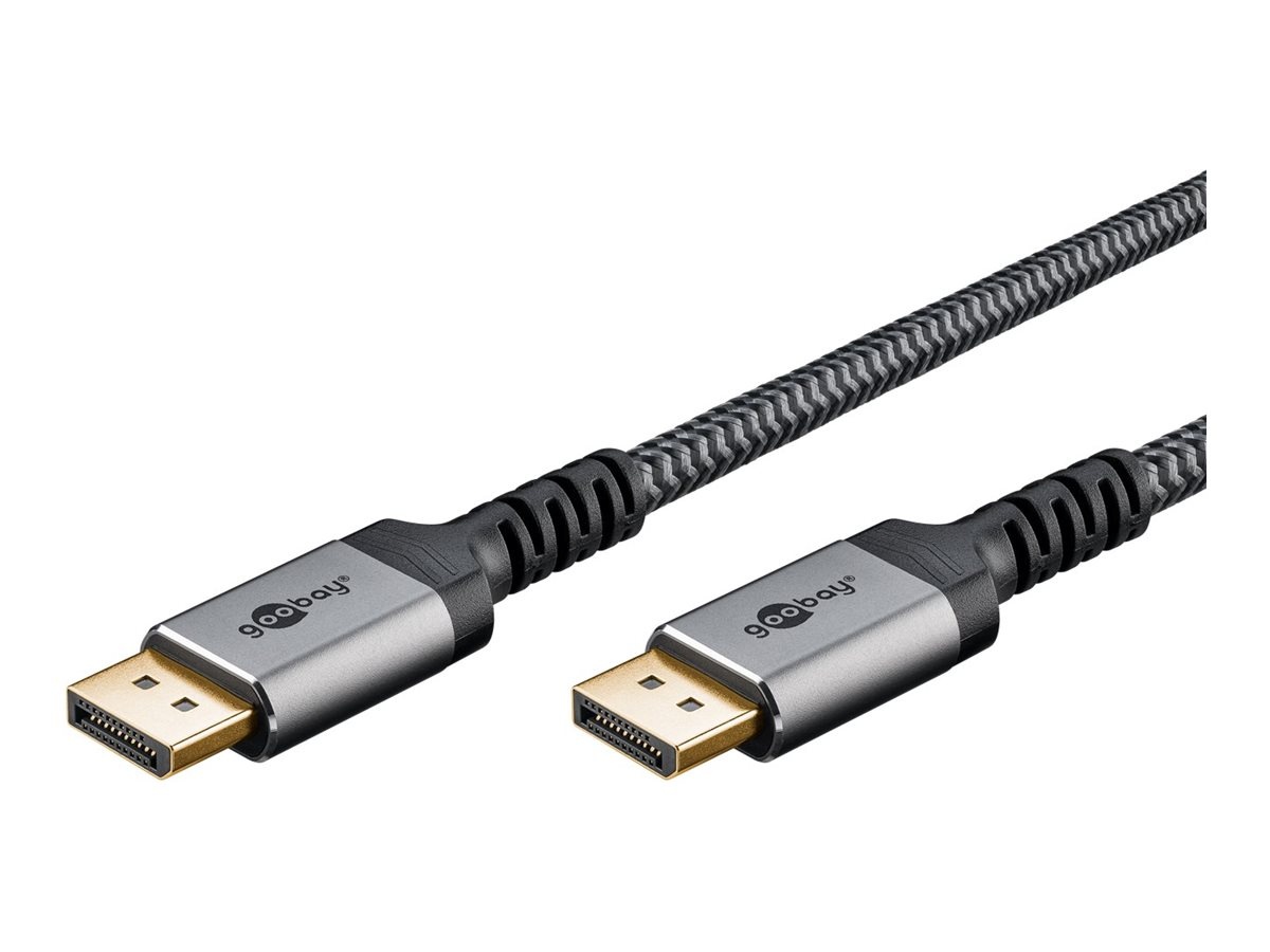 Goobay DisplayPort Cable 2.0/2.1, 54 Gbit/s