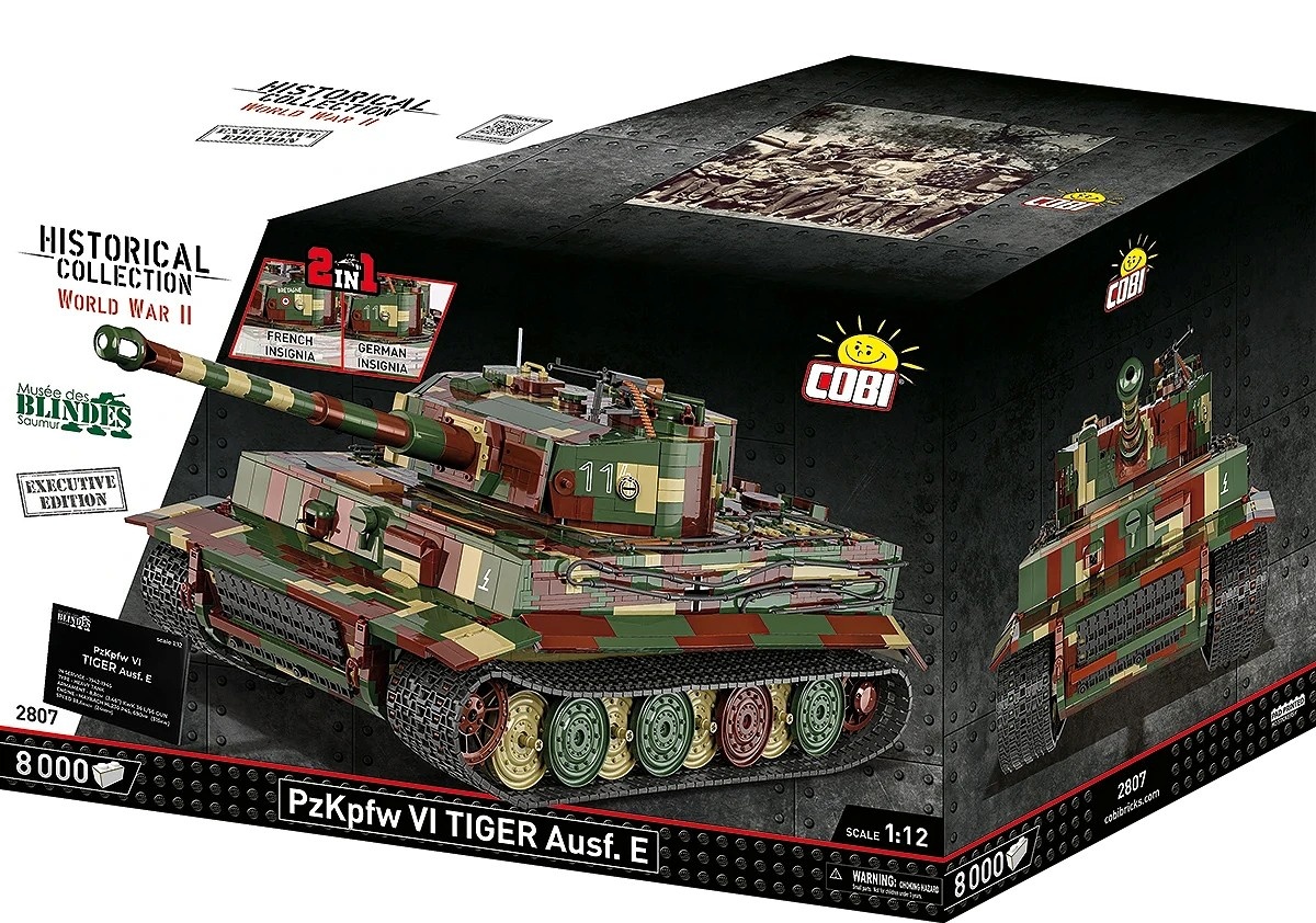 Cobi klotsid Bricks PZKPFW VI Tiger Ausf.E 8000 pieces