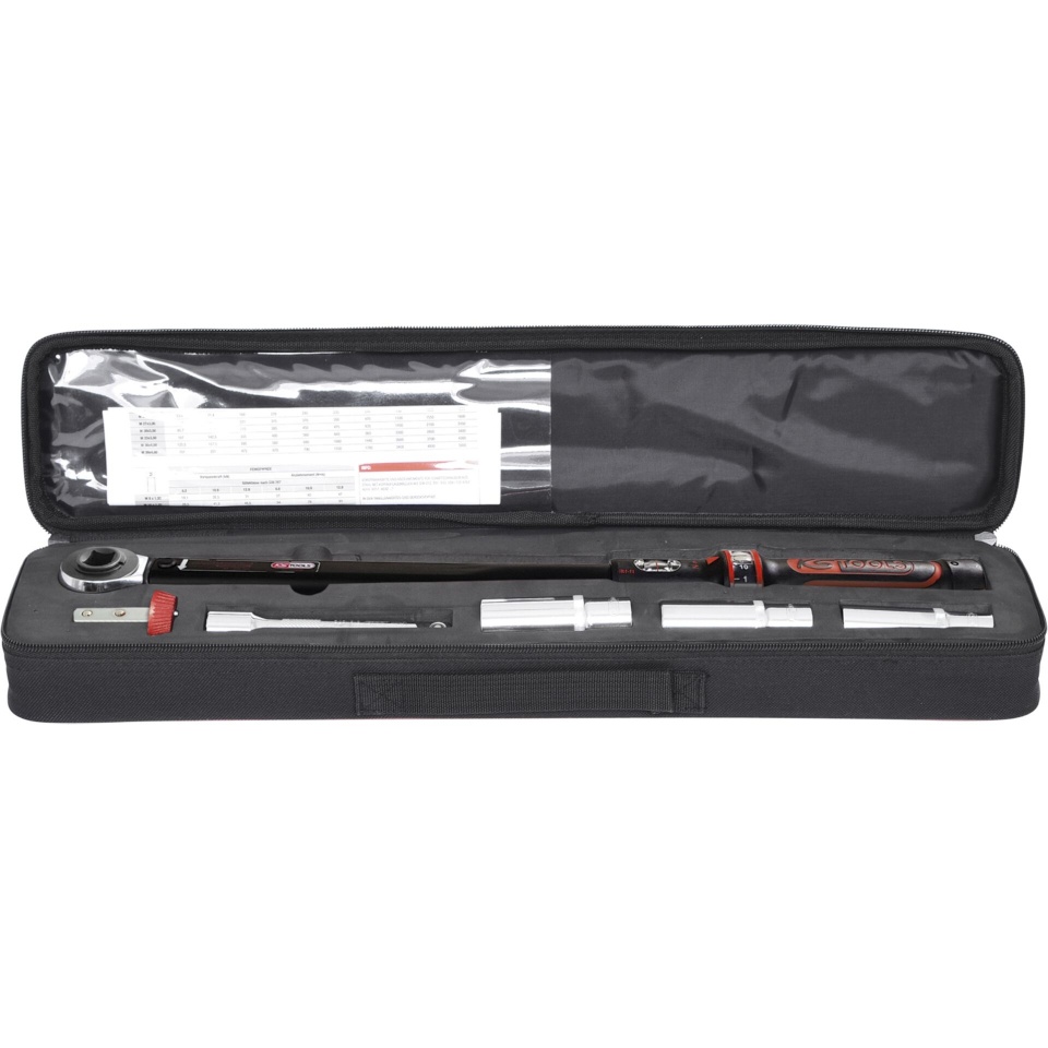 KS Tools tööriistakomplekt 1/2 ERGOTORQUE 40-200 Precision Torque Wrench Set 5-osaline