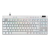 Logitech klaviatuur Pro X TKL Rapid US, valge