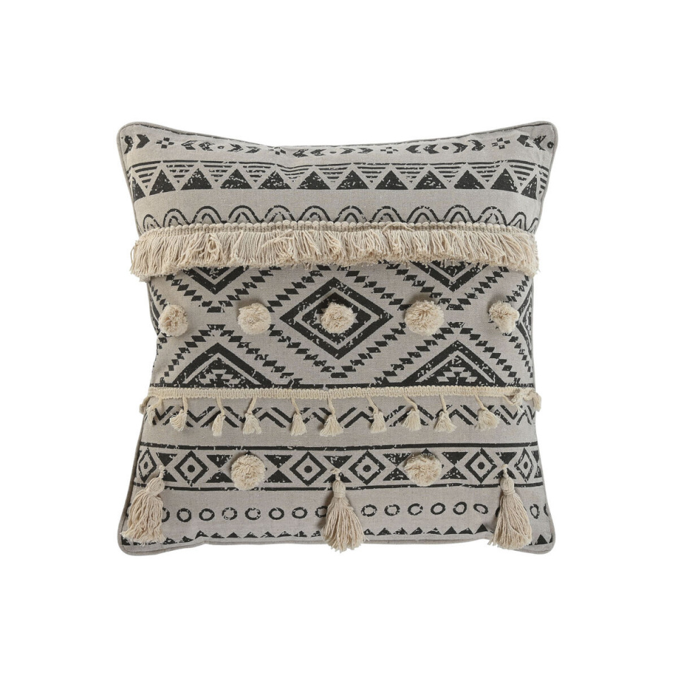 Home ESPRIT padi valge must Boho 45x8x45cm