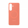 Samsung kaitsekest Galaxy S26+ Silicone Magnet Coral punane