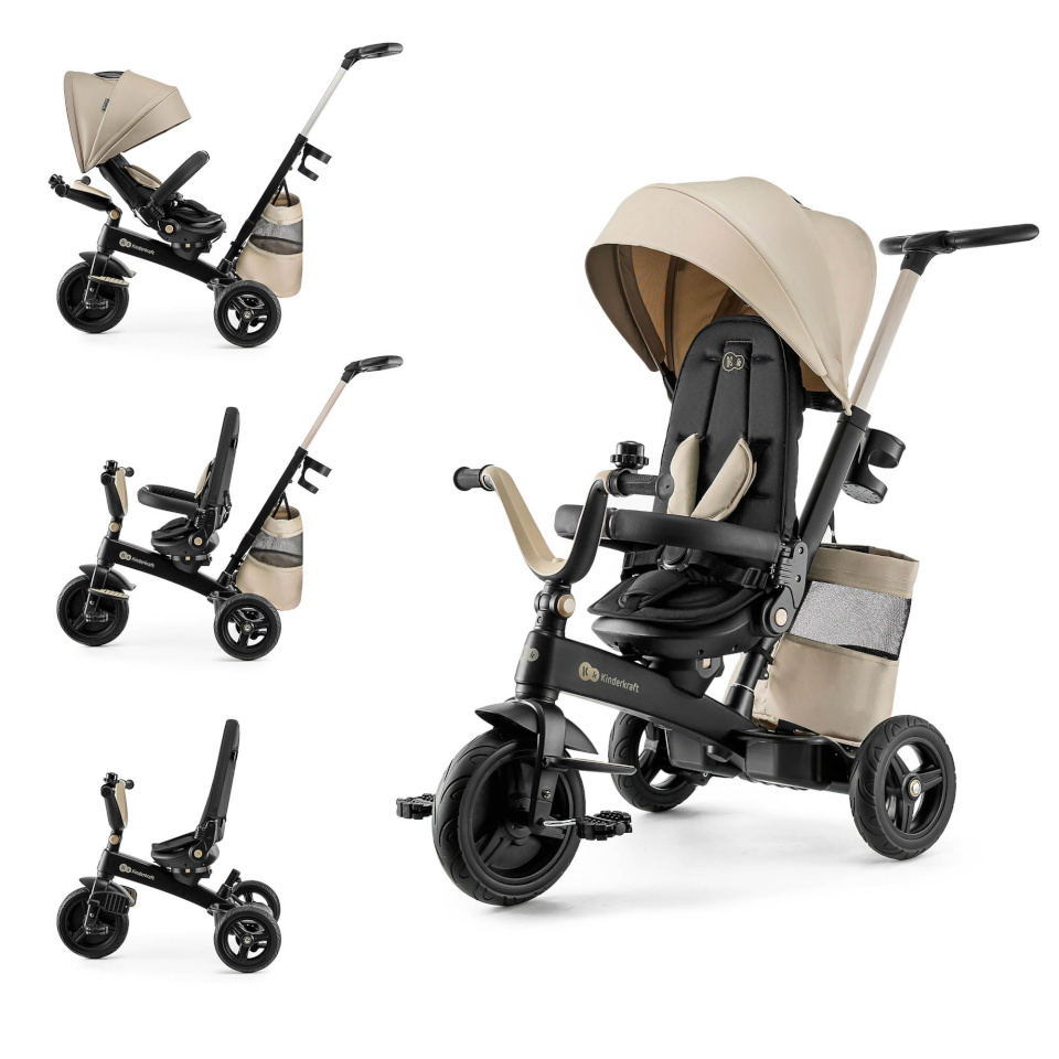 KINDERCRAFT kolmerattaline EASYTWIST, beež, KREASY00BEG0000