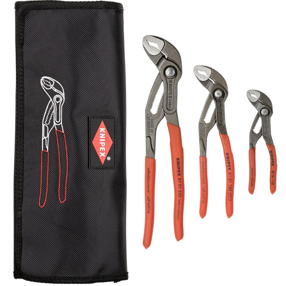 Knipex tangid Cobra-Set, 3-osaline