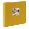 Goldbuch fotoalbum Bella Vista 25x25cm senf, 60 valged lehed, Book Album