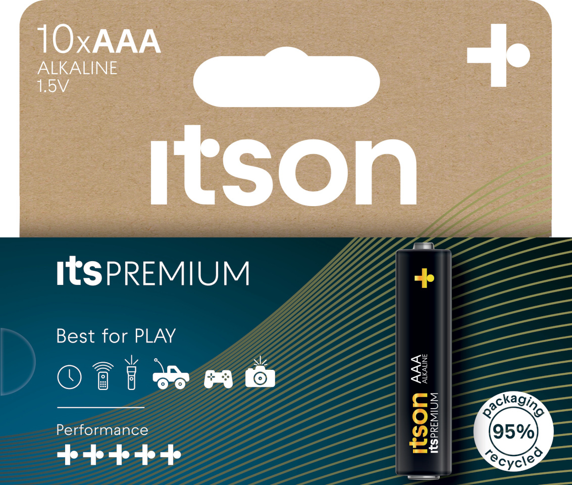 itson patarei itson itsPREMIUM Alkaline LR03IPR/10HH