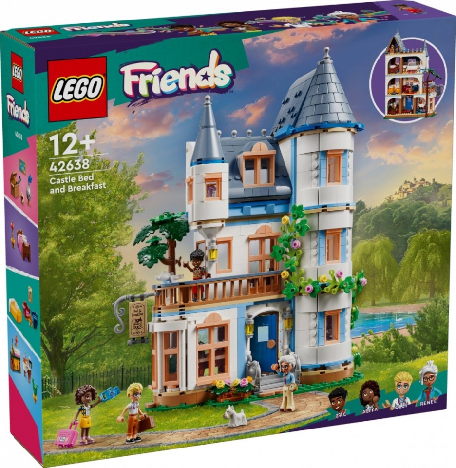 Lego klotsid Blocks Friends 42638 Castle Bed and Breakfast