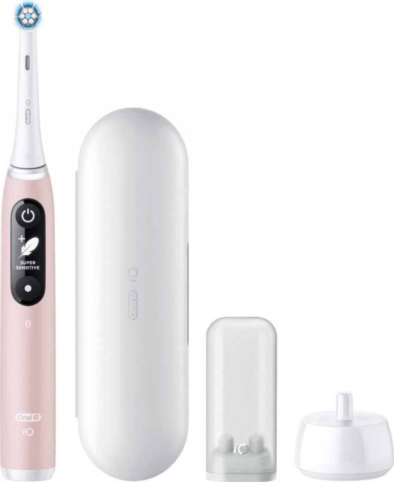 Braun hambahari Oral-B Electric Toothbrush | iO Series 6 | Rechargeable | täiskasvanutele | 1tk | Number of teeth brushing modes 5 | roosa