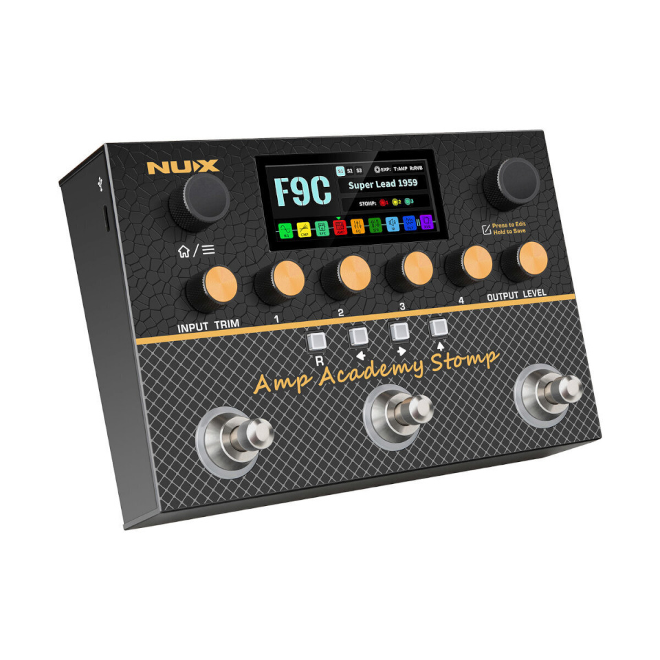 NUX Audio kitarripedaal Nux Amp Academy Stomp kitarripedaal