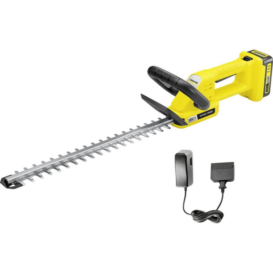 Kärcher hekilõikur HGE 2-18 Home & Garden Battery Set Cordless Hedge Trimmer, kollane/must