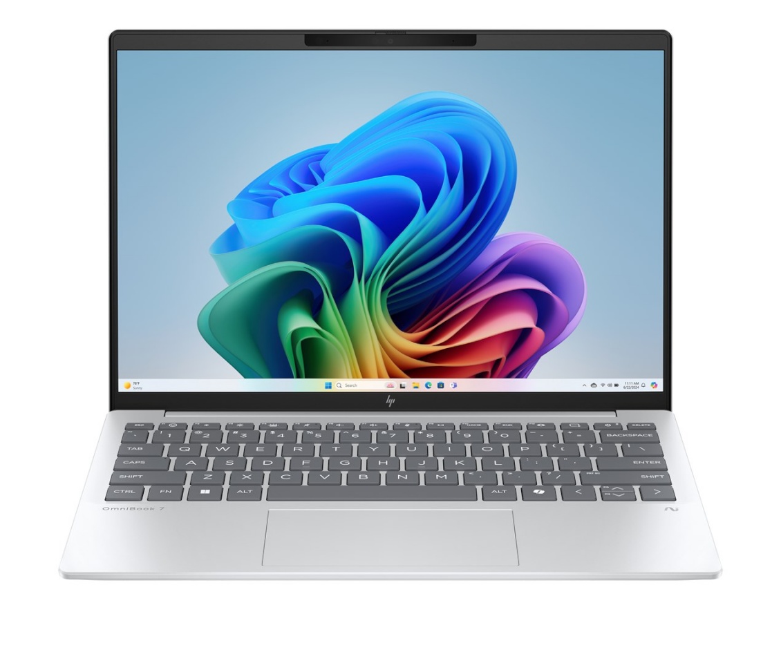 HP sülearvuti OmniBook 7 Aero Next Gen AI 13-bg1218nw Copilot+ PC AMD Ryzen AI 5 340 Laptop 33.8 cm 13.3" WQXGA 16GB RAM LPDDR5x-SDRAM 512GB SSD Wi-Fi 6E 802.11ax Windows 11 Home hõbedane
