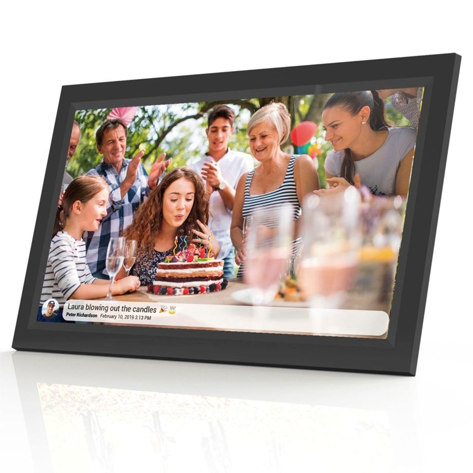 Denver digitaalne pildiraam PFF-1503B Frameo Digital Photo Frame, 15,6", must