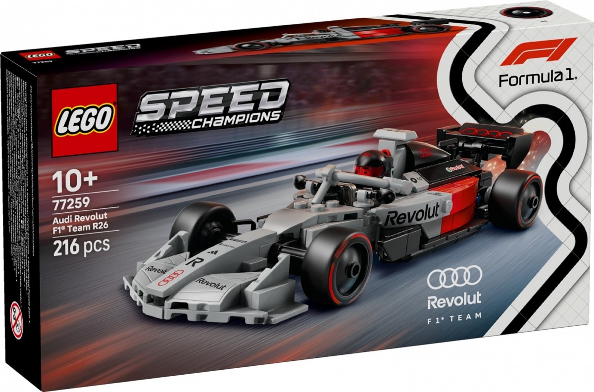 LEGO klotsid 77259 Speed Champions Audi Revolut F1 Team R26 Rennwagen