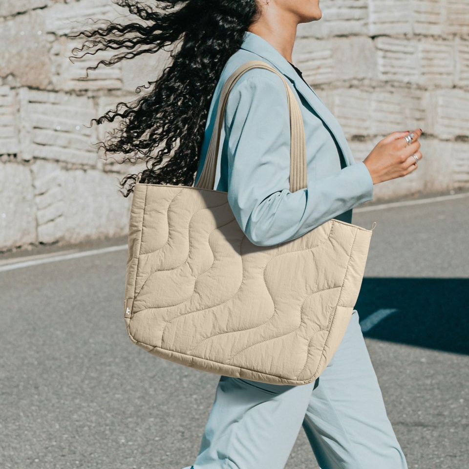 tomtoc kott tomtoc Terra-T38 Laptop Tote Bag 16 inch sand