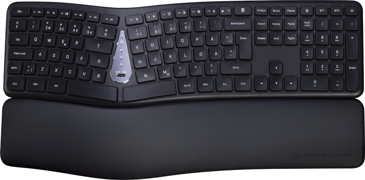 Blackstorm E1 ergonoomiline klaviatuur