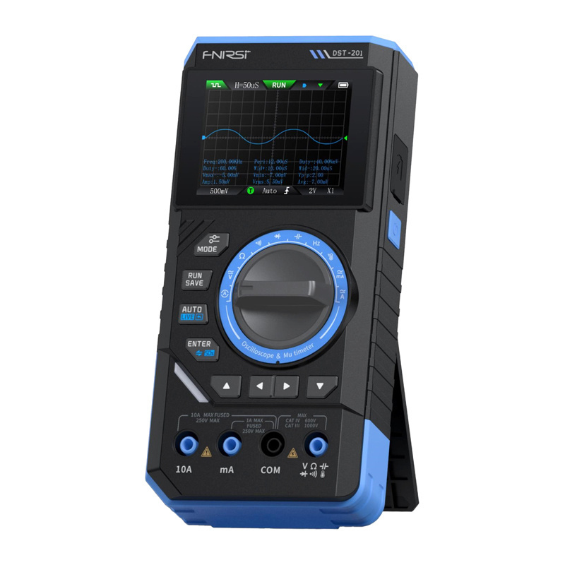 FNIRSI SigGen 3-in-1 DST-201 handheld digital multimeter with oscilloscope