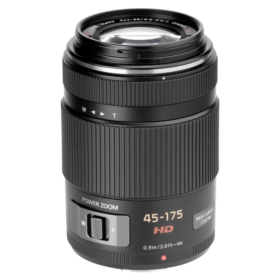 Panasonic Lumix G Vario PZ 45-175mm F/4.0-5.6 ASPH (H-PS45175E-K) (Zwart)