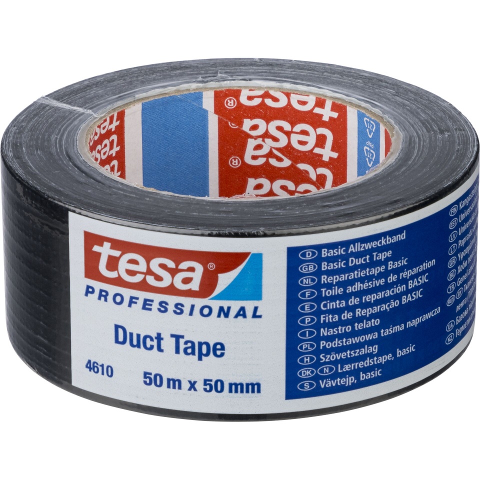 Tesa teip Duct Tape 50m x 50mm must 04610