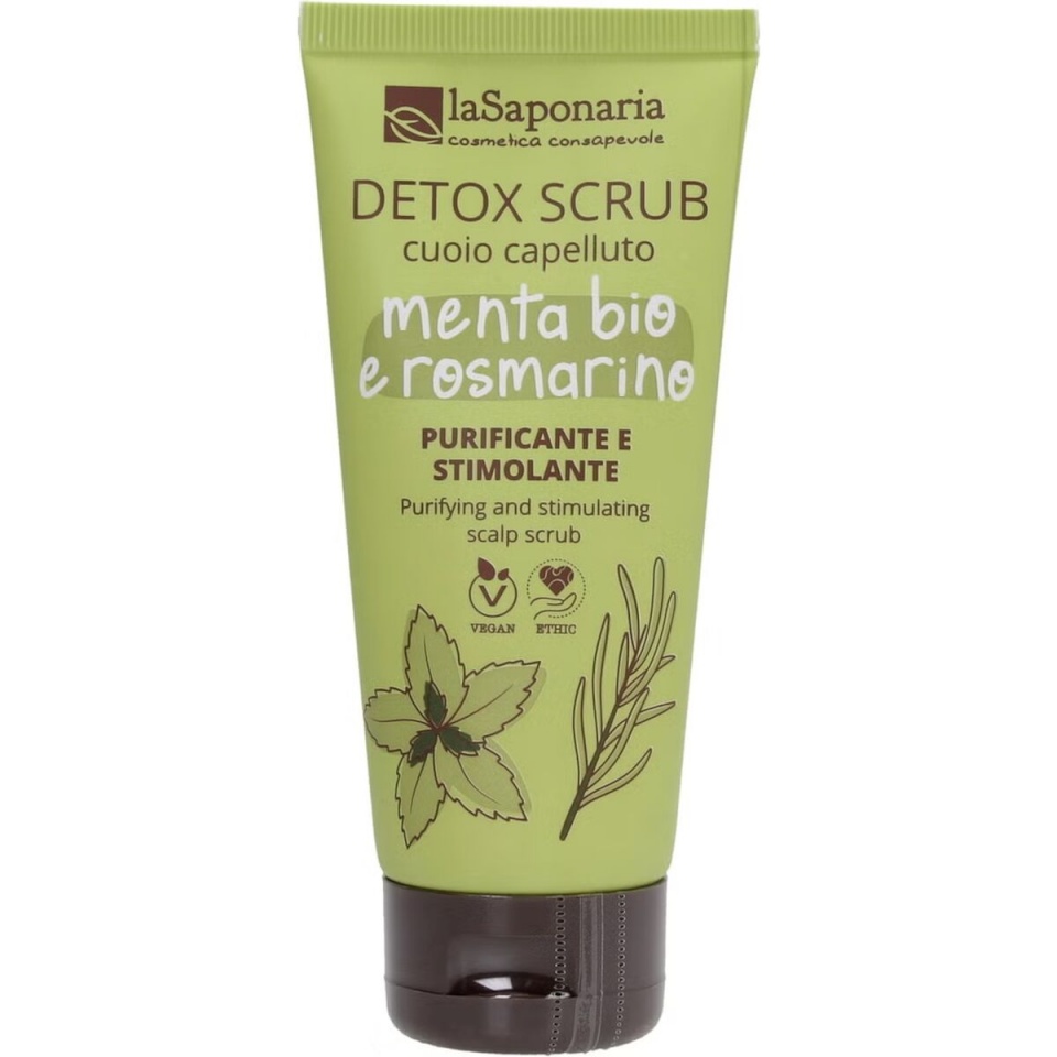 La Saponaria Puhastav Koorija Detox Menta e Rosmarino 100ml