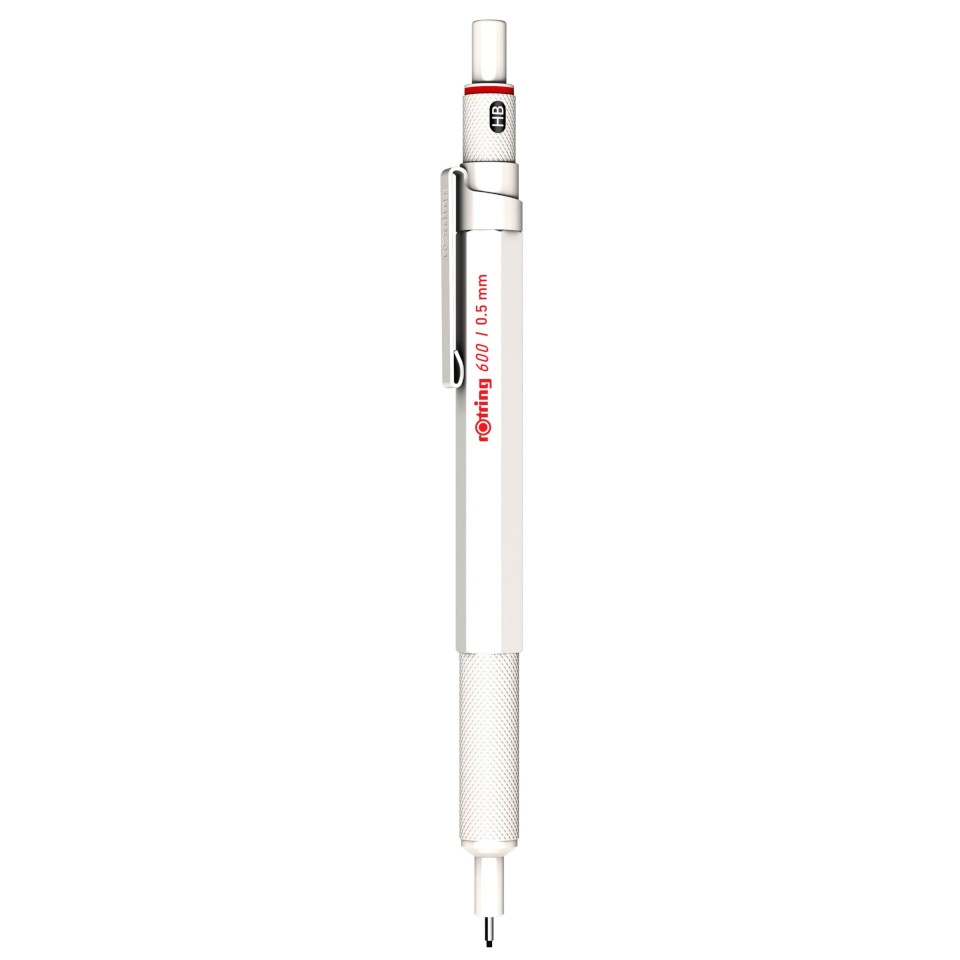 Rotring kirjutusvahend 600 Pearl Mechanical Pencil, 0.5mm, valge