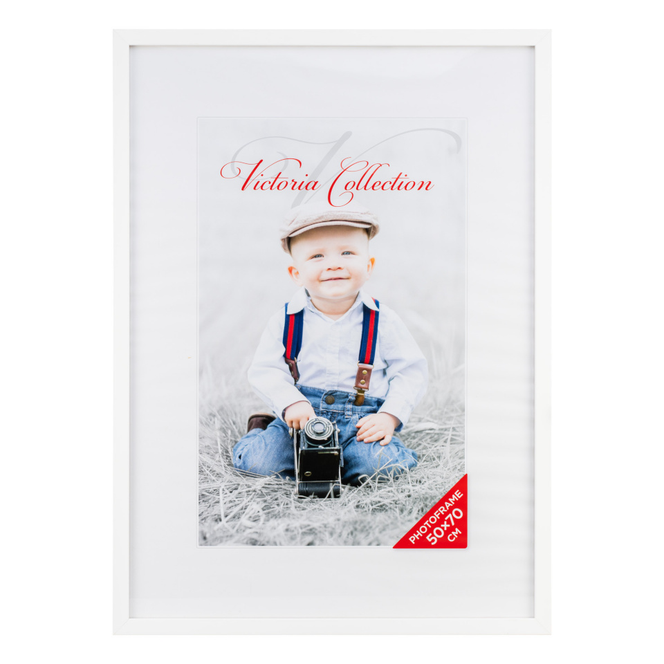 Victoria Collection pildiraam Cubo 50x70, valge (VF2274)
