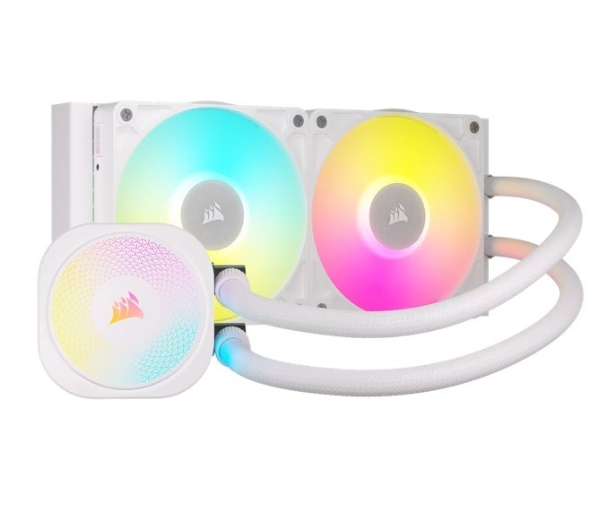 Corsair jahutus Cooling procesora iCUE LINK TITAN 240 RX RGB AIO 240mm valge