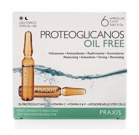 Praxis Laboratorios näoseerum Proteoglicanos Oil Free 6x2ml, unisex