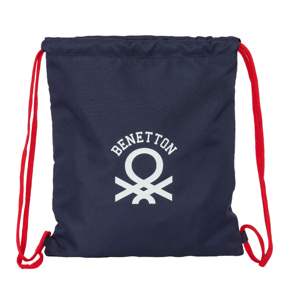 Benetton paeltega seljakott Together meresinine 35x40x1cm